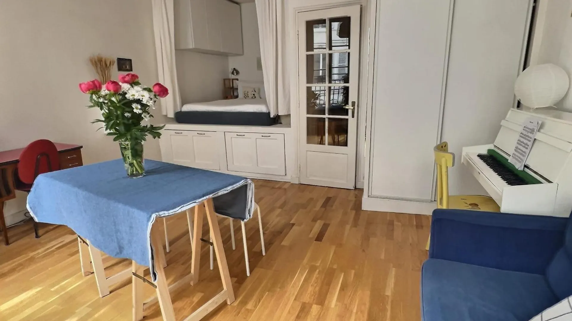 פריז Bright 28M Apartment In The Old Halles District